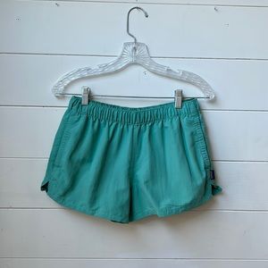 Patagonia Teal Barely Baggies